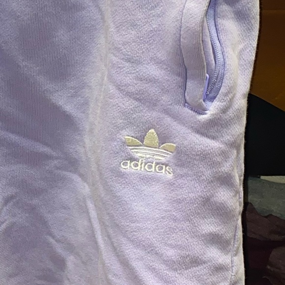 Purple/Lavender Adidas original shorts - Picture 4 of 4